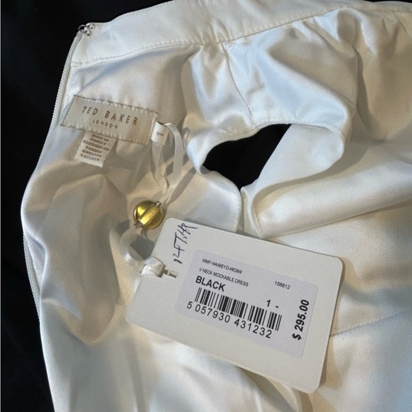 NWT Ted Baker Naimeyd Mockable Sleeveless Halter Pencil Skirt Dress Size 0-2 - Picture 11 of 15
